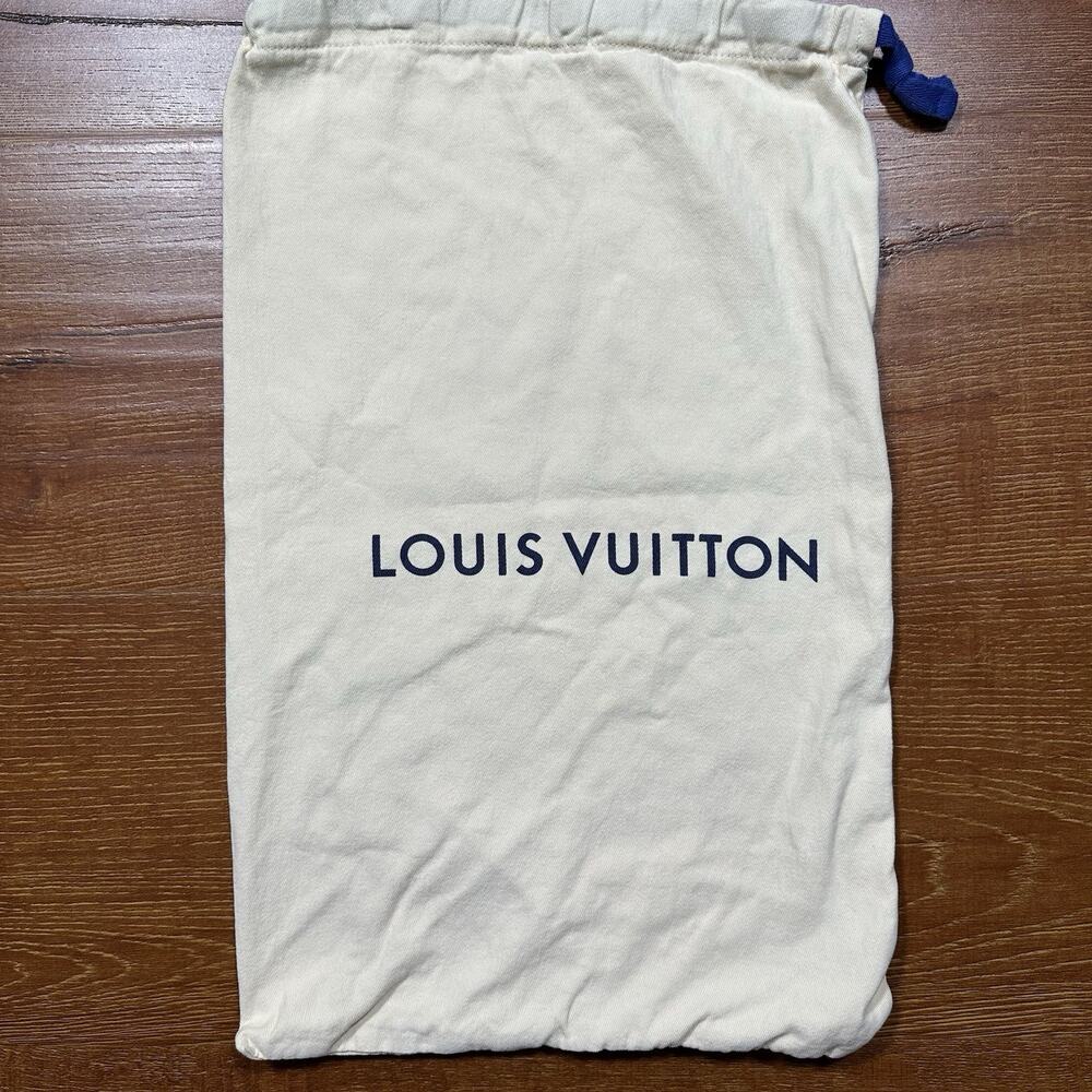 Louis Vuitton Dust Bag 17.5"x11" Beige Drawstring Cover Protector Heels Shoes
